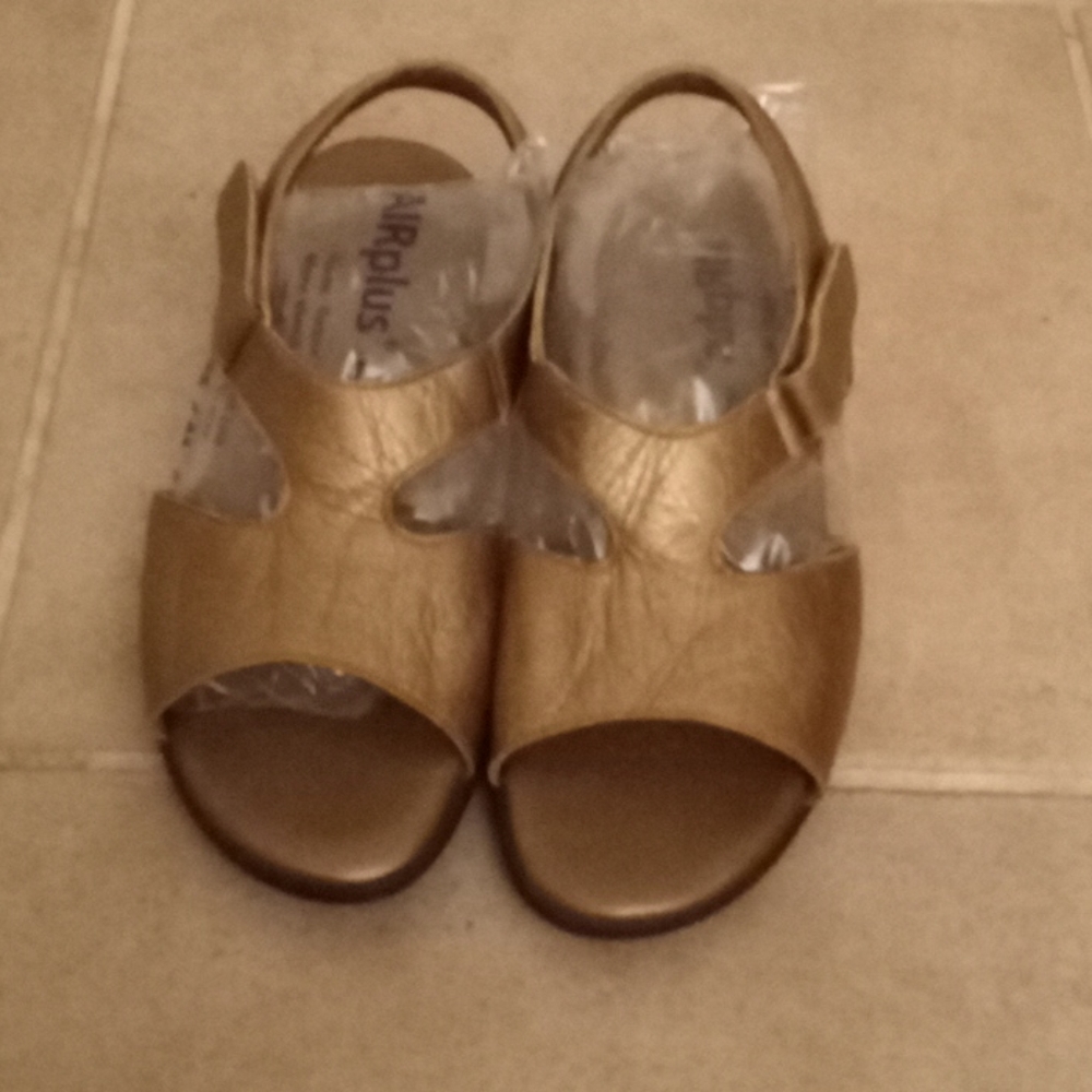 Gold sandals